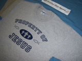 Property of Jesus Unisex Sports Gray Short Sleeve T-shirt