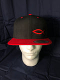 TWO-TONE Snapback ICHTHYS HAT Red