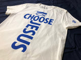 I Choose Jesus Mens Unisex White t-shirt