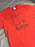 Be These Salt and Light Men's Unisex Antique Cherry Red T-Shirt Short Sleeve