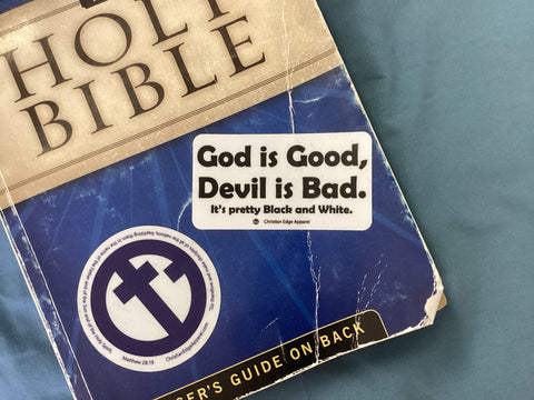 God is Good CEA Sticker 2.5”