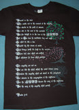 Psalm 1:1 Mens Unisex Black Short Sleeve T-shirt