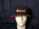 Saved Two-Tone Snapback Hat Red/Black